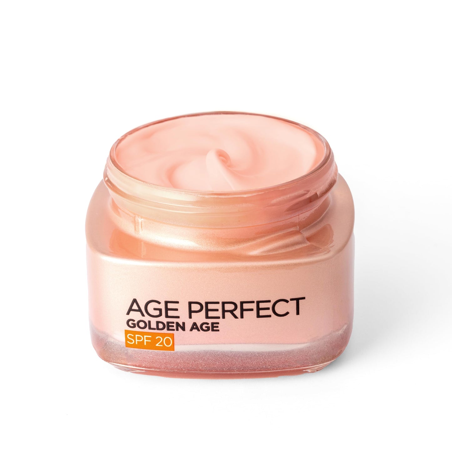 L?Or?al Paris Age Perfect Golden Age Glowy Fortifying Rosy SPF 20 Day Cream 60+, Moisturise and Reactivates Radiance with UV Protection, Peony Native