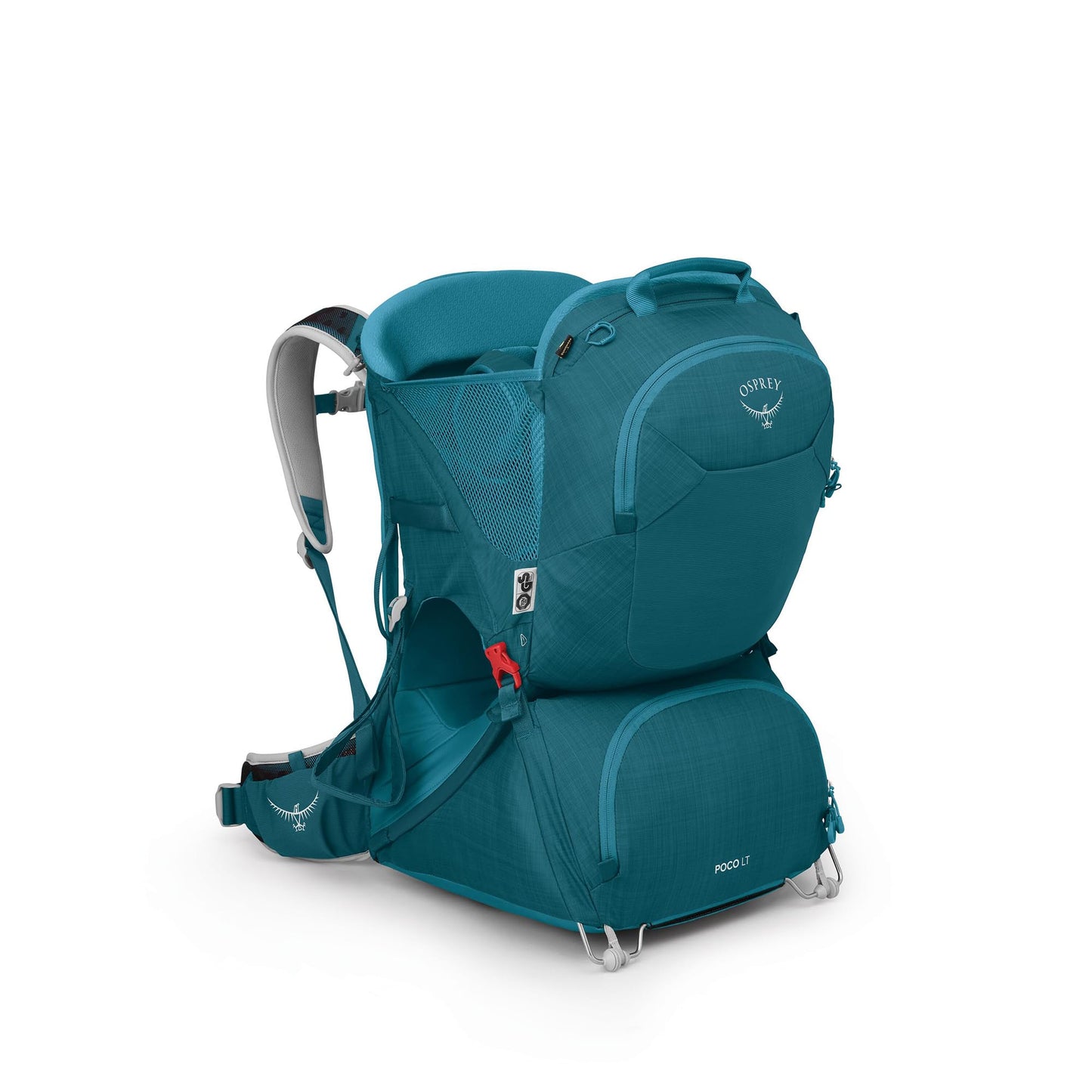 Osprey Poco Child Carriers - Deluxe Child cokpit - Buil-in Sunshade - Breathable Suspension - Adjustable Fit - Mashine Washable Drool pad - Bluesign