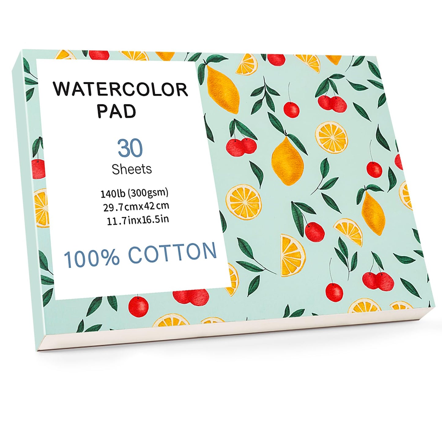 Watercolour Paper Pad A3, 300 GSM Watercolour Watercolour Sketchbook Cold Press Water Colour Paper for Artist Student, Art Painting, Drawing, Mixed