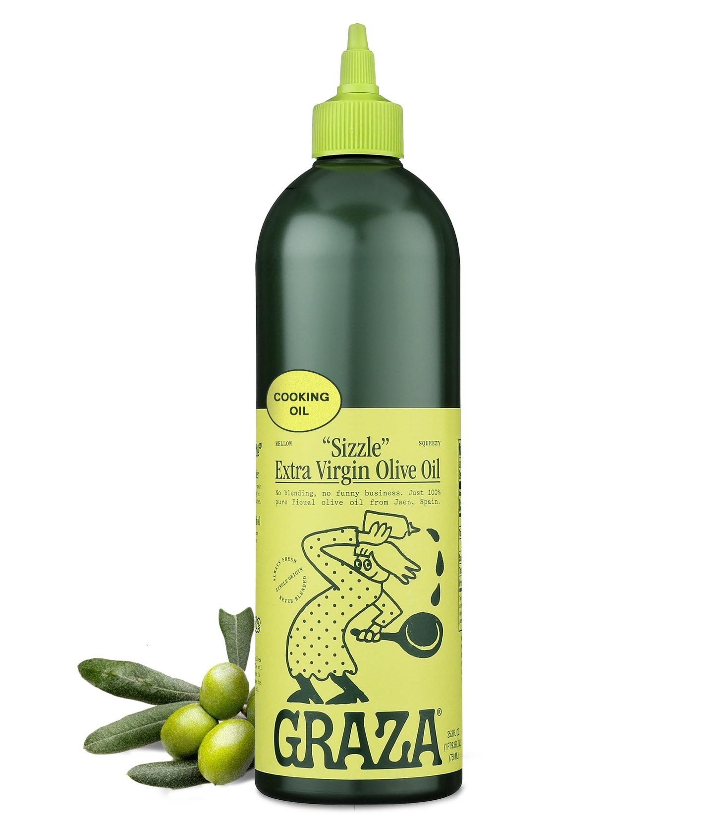Graza Sizzle Extra Virgin Olive Oil for Cooking 750ml