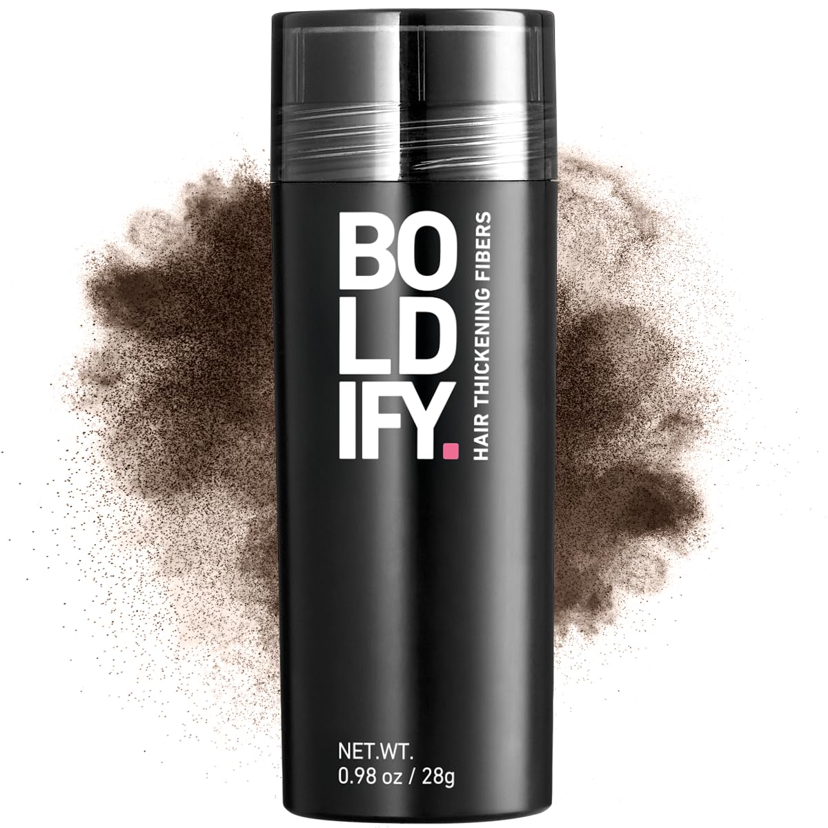 BOLDIFY Hair Fibres (28g) - Fill In Thinning and Fine Hair for an Instantly Fuller, Thicker Look - 14 Shades for Women and Men - Ash Brown