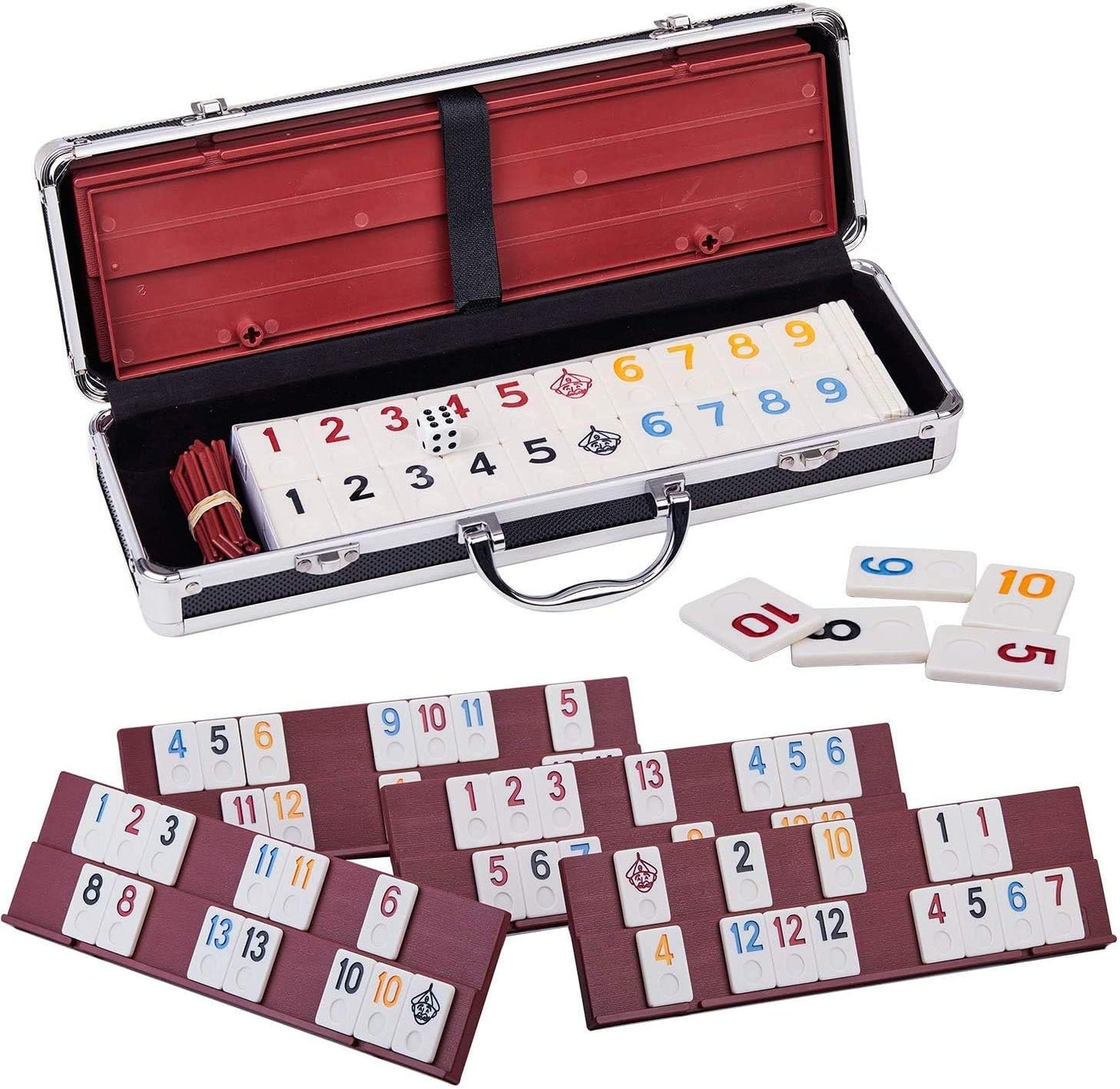 Doublefan Rummy Game Set Large Size, Used- very good, no original box