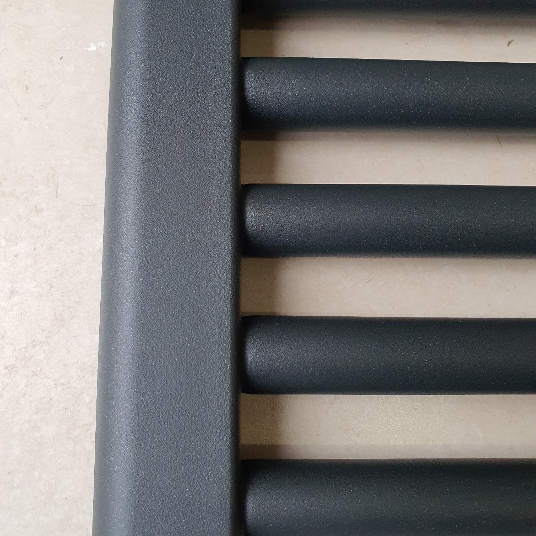 Greened House Anthracite Heated Towel Rail 400mm W x 800mm H