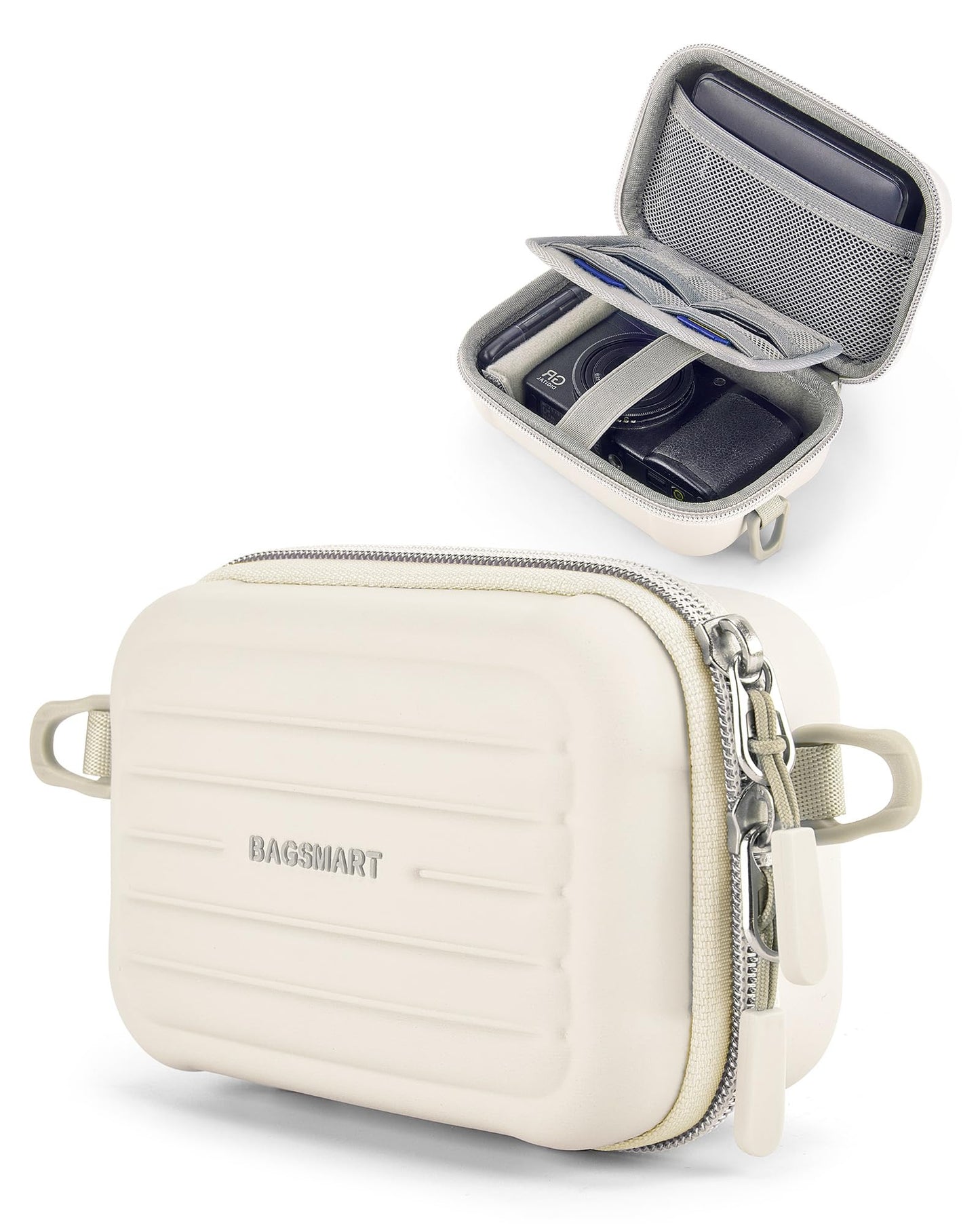 BAGSMART Digital Camera Case, Waterproof & Protective Small Camera Bag with 2 Carrying Ways, Lightweight Camera Sling Bag for Canon PowerShot SX740