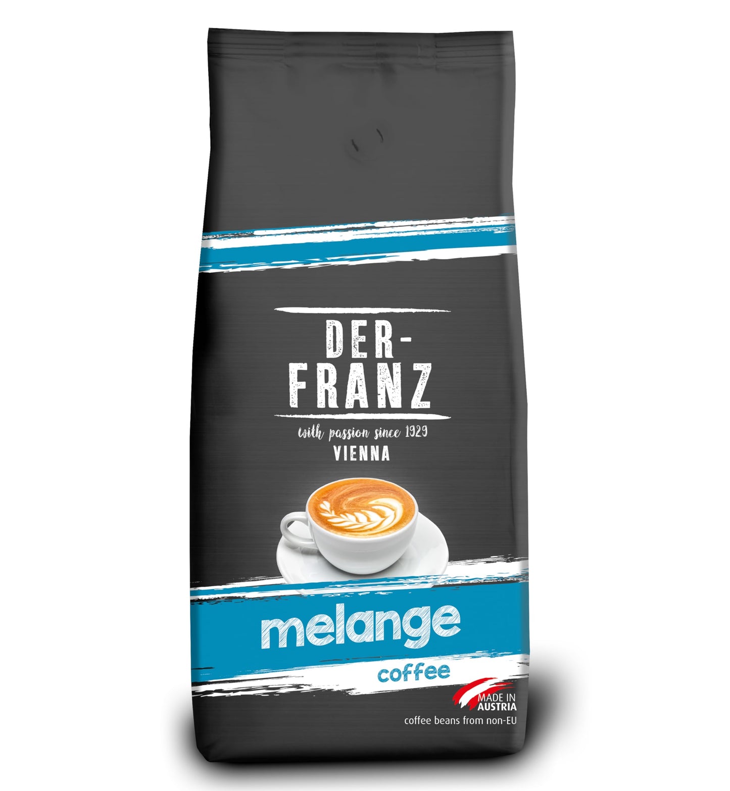 Der-Franz Melange Coffee, whole bean, 1000 g