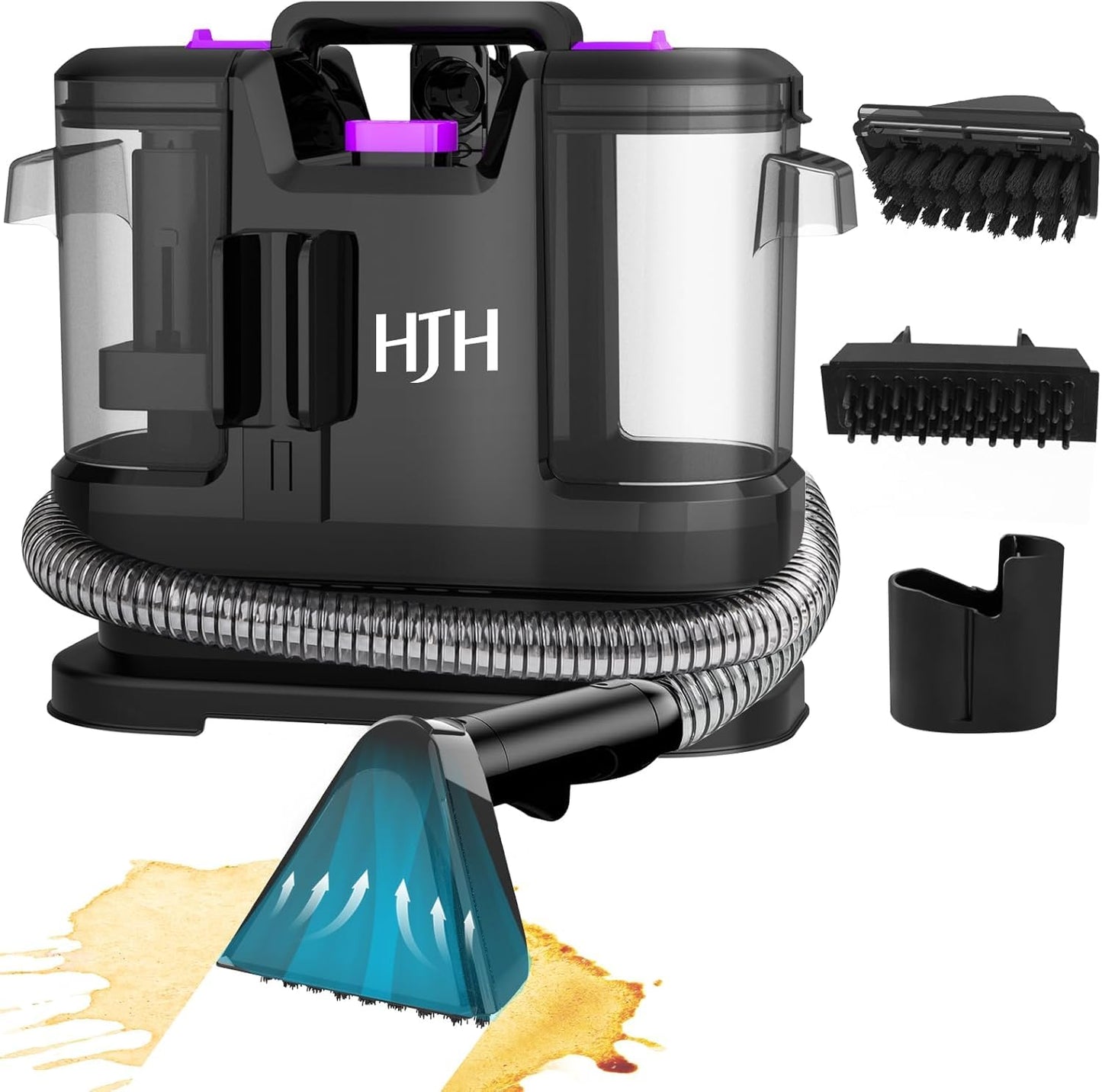 Carpet Cleaner & Spot Cleaner, Handheld Carpet Cleaner Machines | Upholstery Cleaner | Clean Up Spills & Pet Messes from Carpets, Sofa, Stairs,