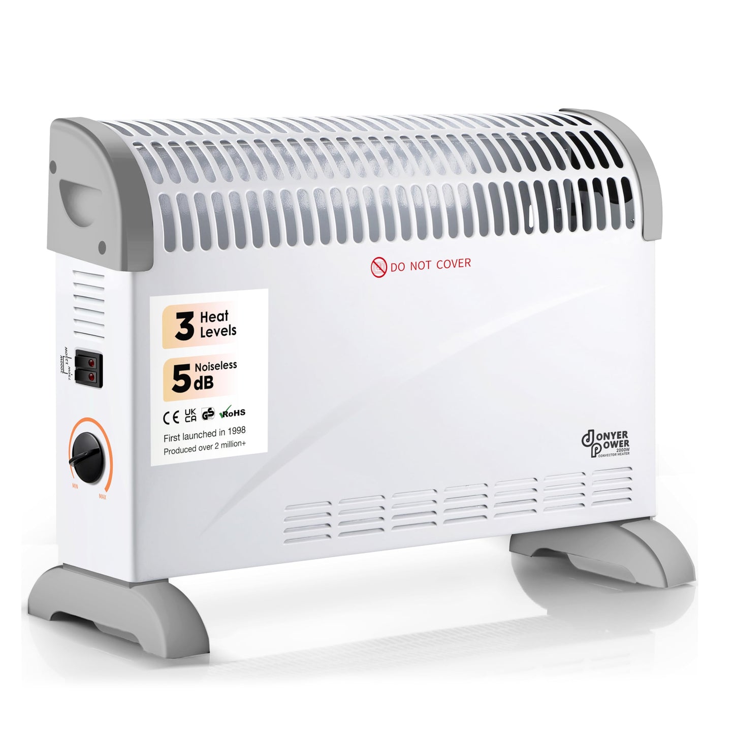 DONYER POWER Electric Convector Radiator Heater Room Heating Oil-Free Radiator