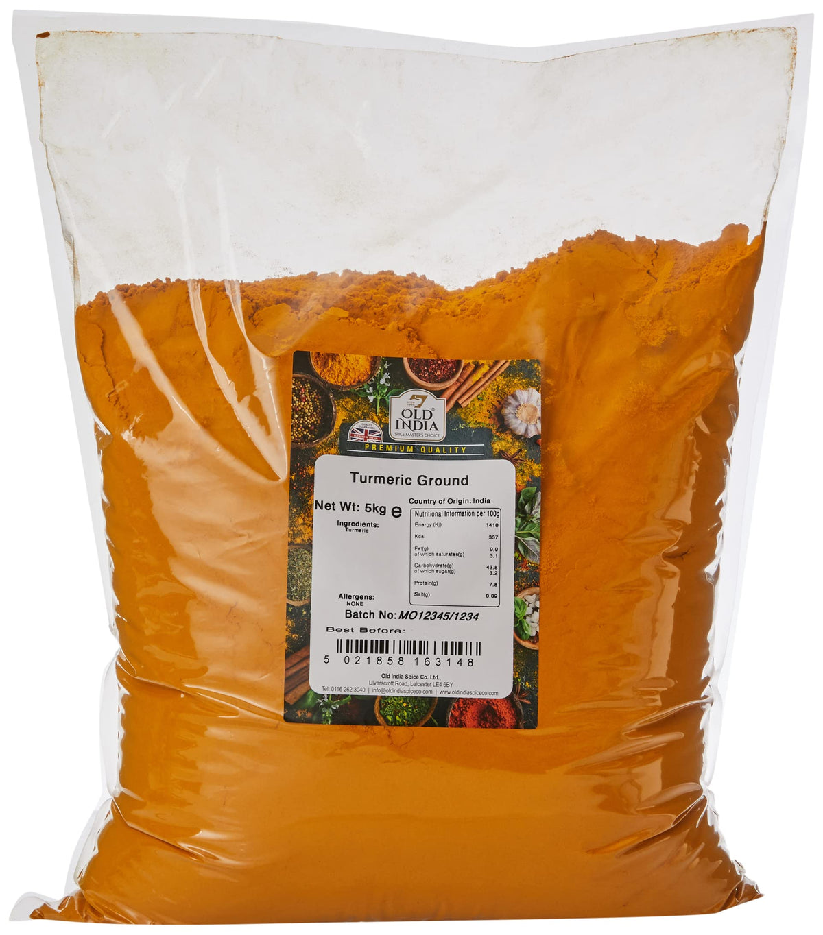 Old India Turmeric Ground 5kg