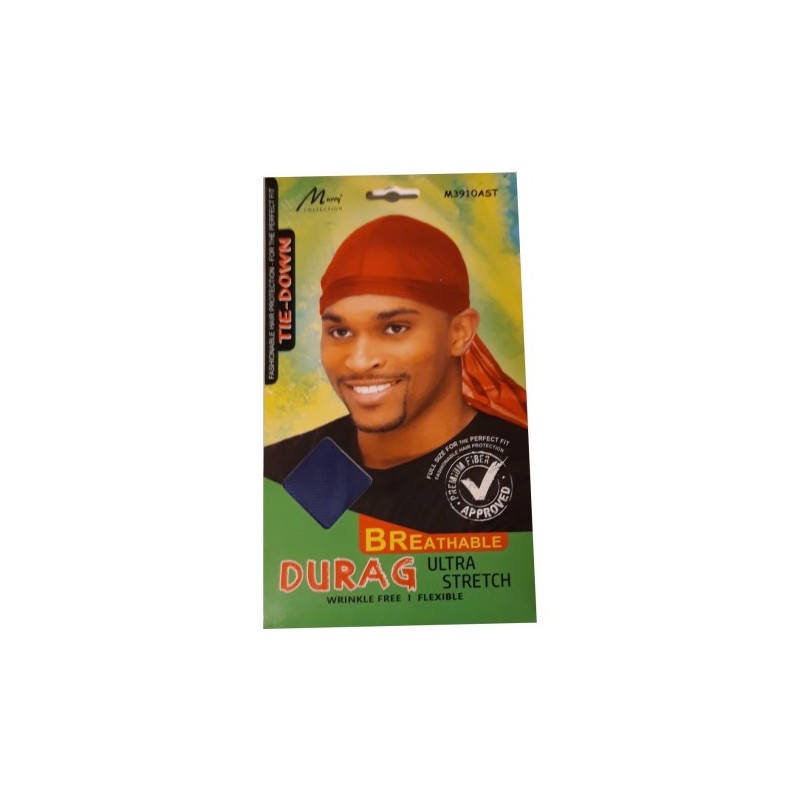 Murry Collection Breathable Ultra Stretch Durag for Perfect 360 Waves & Hair Protection