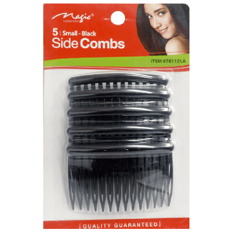 Magic Collection 5 Small Side Combs: Secure & Discreet Hold for Everyday Styling