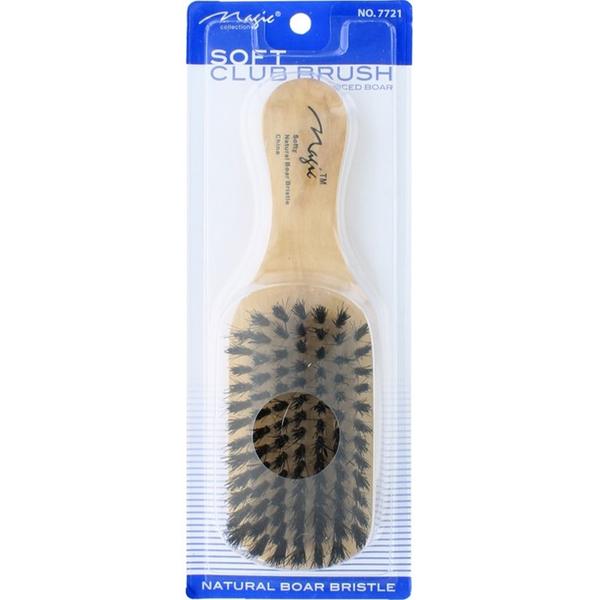 Magic Collection Soft Club Brush (No.7721) for Gentle Detangling & Smooth Styling