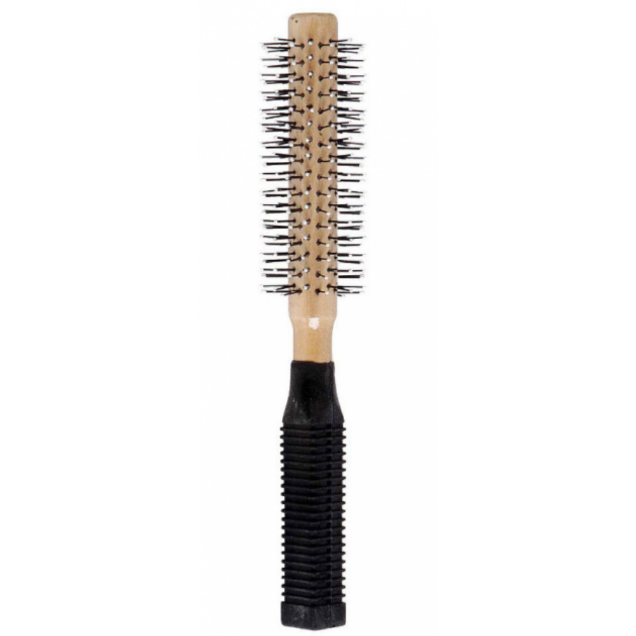 Magic Collection Nylon Roller Brush - Rubber Hand (No.7728) for Effortless Styling & Volume