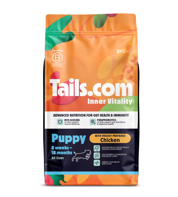 Tails.com Inner Vitality Puppy Chicken Dry Dog Food 2kg