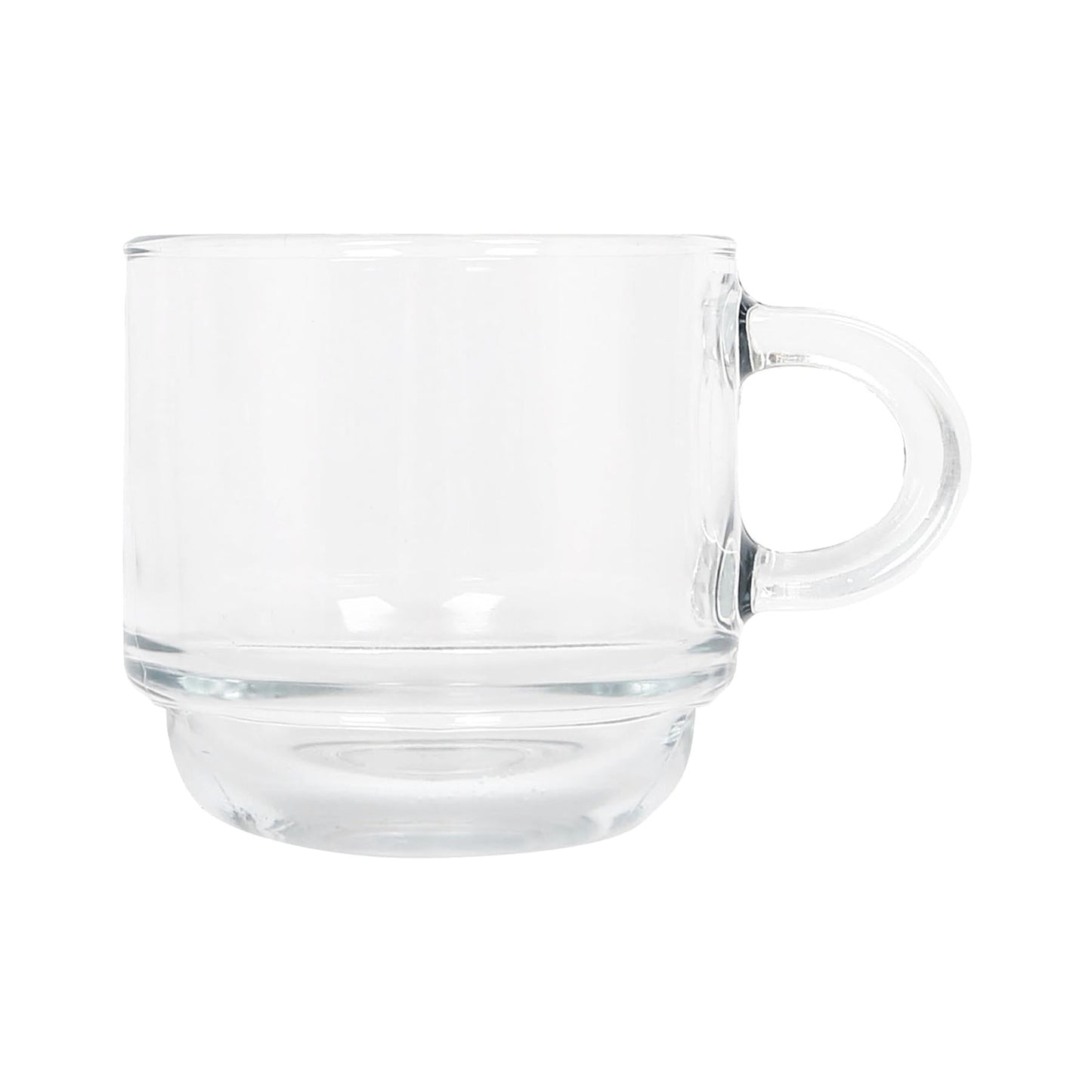 90ml Cozy Stacking Glass Espresso Cups - Pack of Six