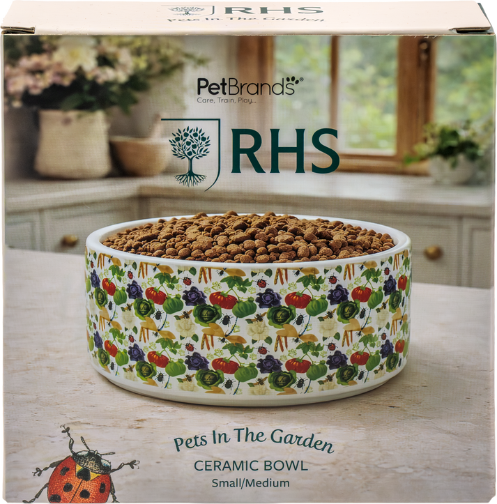 RHS Pets in the Garden Ceramic Bowl Large/X-Large