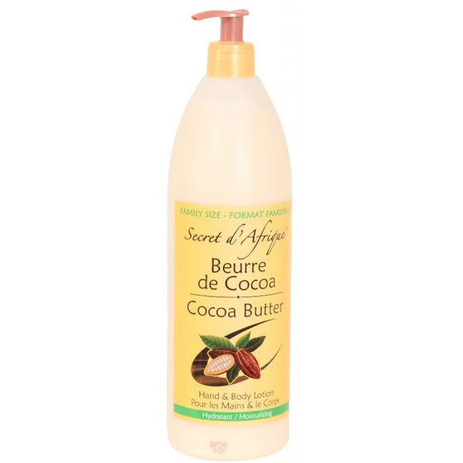 Secret d' Afrique Cocoa Butter Hand & Body Lotion Deeply Moisturizing for All Skin Types 500ml