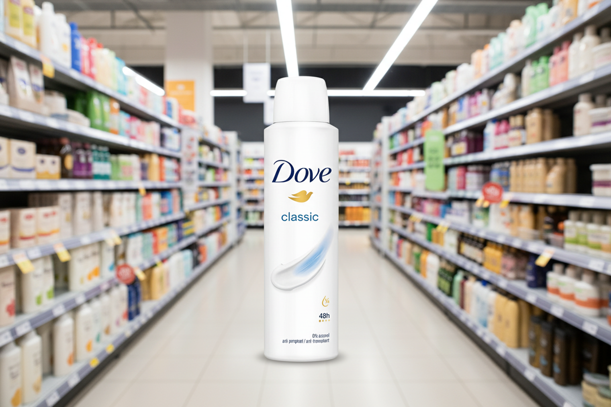 6 x Dove Anti-Perspirant Deodorant Spray Classic 150 Ml