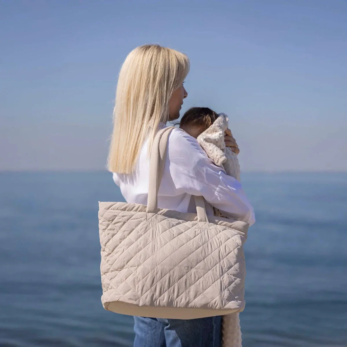 Baby Mom Arm Bag Goys - Beige