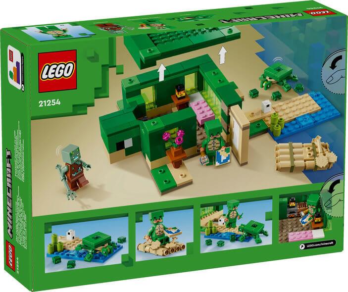 Lego Minecraft 21254 The Turtle Beach House Playset for Ages 8 and Up