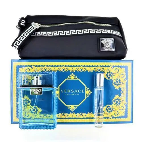 Versace Man Eau Fraiche Gift Set 100ml EDT + 10ml EDT + Bag