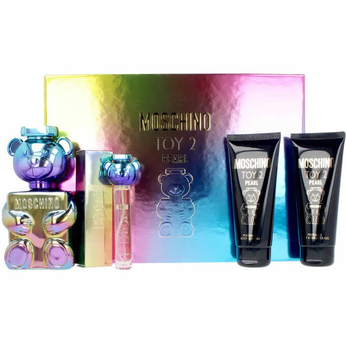 Moschino Toy 2 Pearl Gift Set 100ml EDP + 100ml Shower Gel + 100ml Body Lotion + 10ml EDP Women's Fragrance
