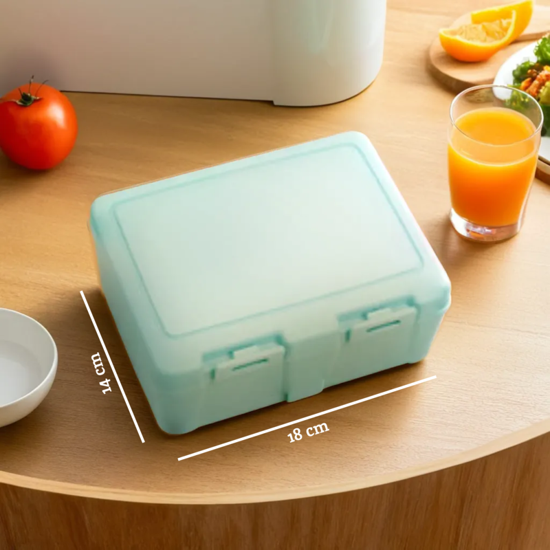 Grub Tub Mint Green 2 Section Lunch Box