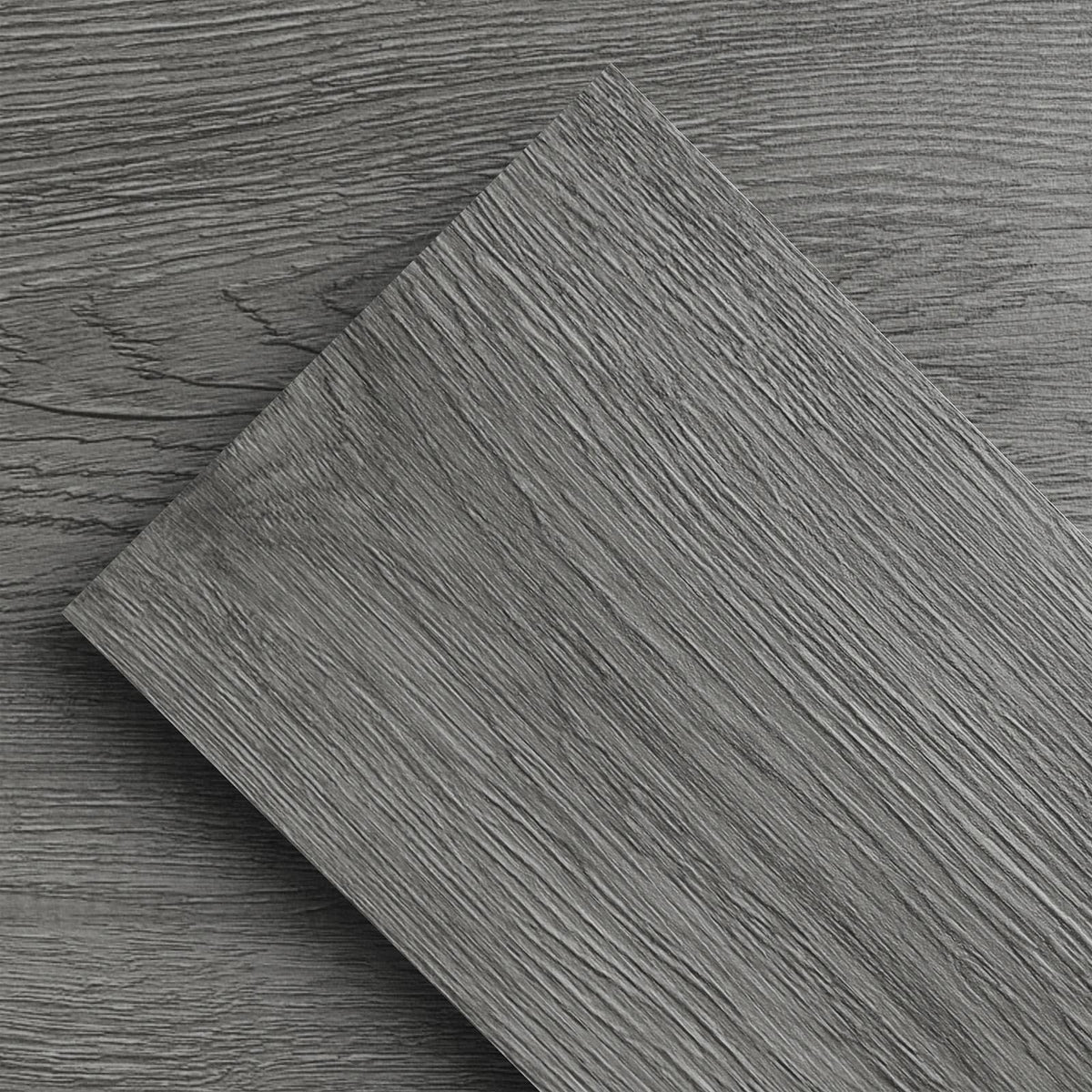 ATOPOSE Self-Adhesive Floor Planks | Wood Effect Peel and Stick Floor Tiles 36-Pack 5.02 m? | Dark Grey | Waterproof and Easy DIY Installation for