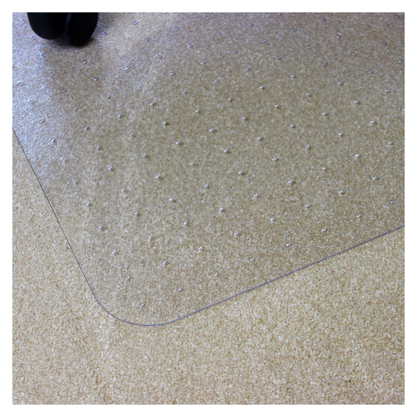Marvelux 90 x 120cm Durable Eco Friendly Office Chair Mat for Low and Standard Pile Carpets, Rectangular Clear Enhanced Polymer Carpet Protector, Made