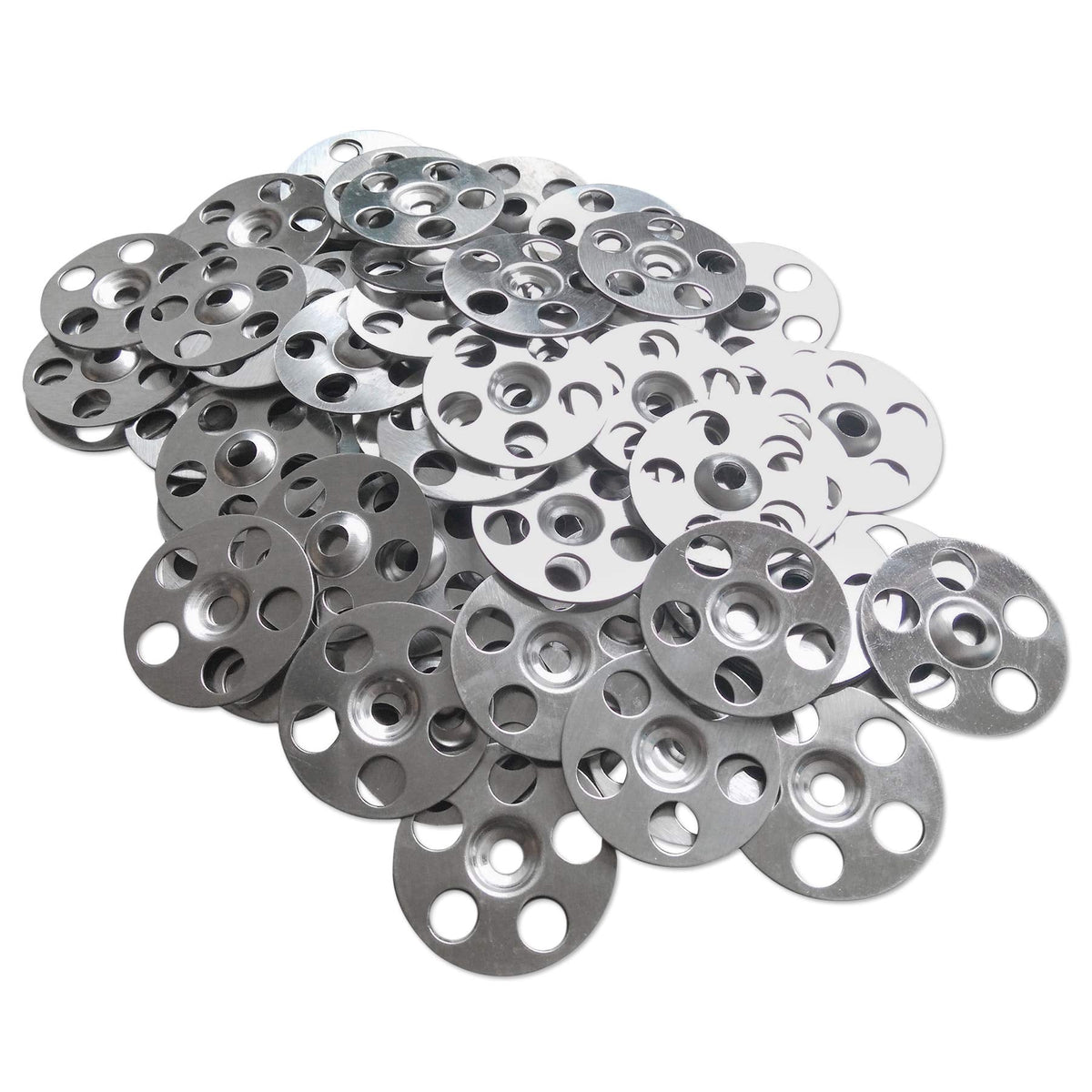 Thermopanel 36mm Stainless Steel Washers for Tile Backerboard - Pack of 100 Tile Backerboard Washers to Fix Marmox, Wedi Type Insulation Boards to