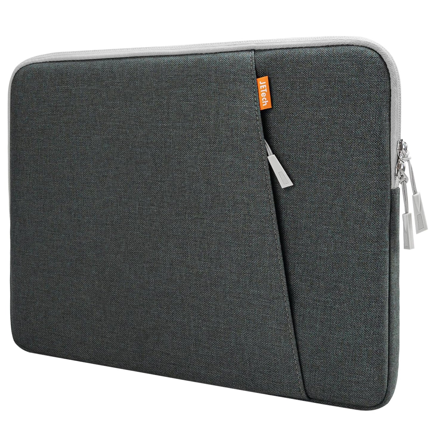 JETech Laptop Sleeve for 16-Inch MacBook Pro (M4 / M3 / M2 / M1, 2019-2024), Waterproof Bag Case with Pocket, Compatible with 16 Inch Notebook (Dark