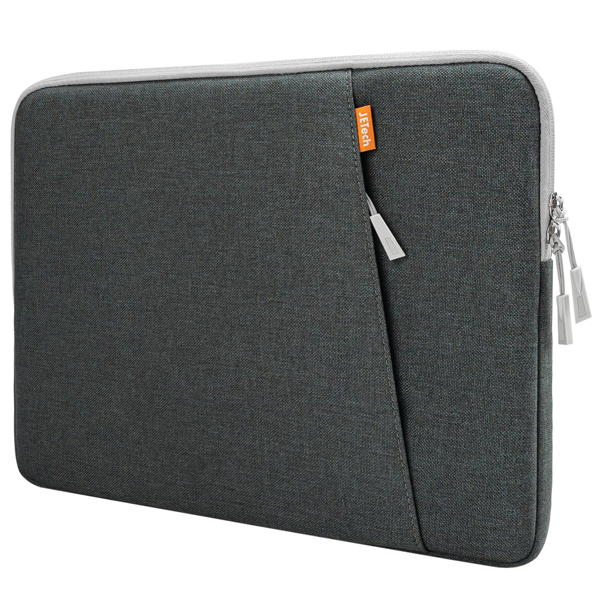 JETech Laptop Sleeve for 16-Inch MacBook Pro (M4 / M3 / M2 / M1, 2019-2024), Waterproof Bag Case with Pocket, Compatible with 16 Inch Notebook (Dark