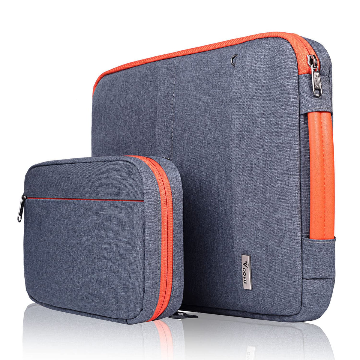 Voova Laptop Sleeve Case 15 15.6 16 Inch with Detachable Accessories Pouch, 2 in 1 Waterproof Computer Bag Cover for MacBook Air 15 M4, MacBook Pro