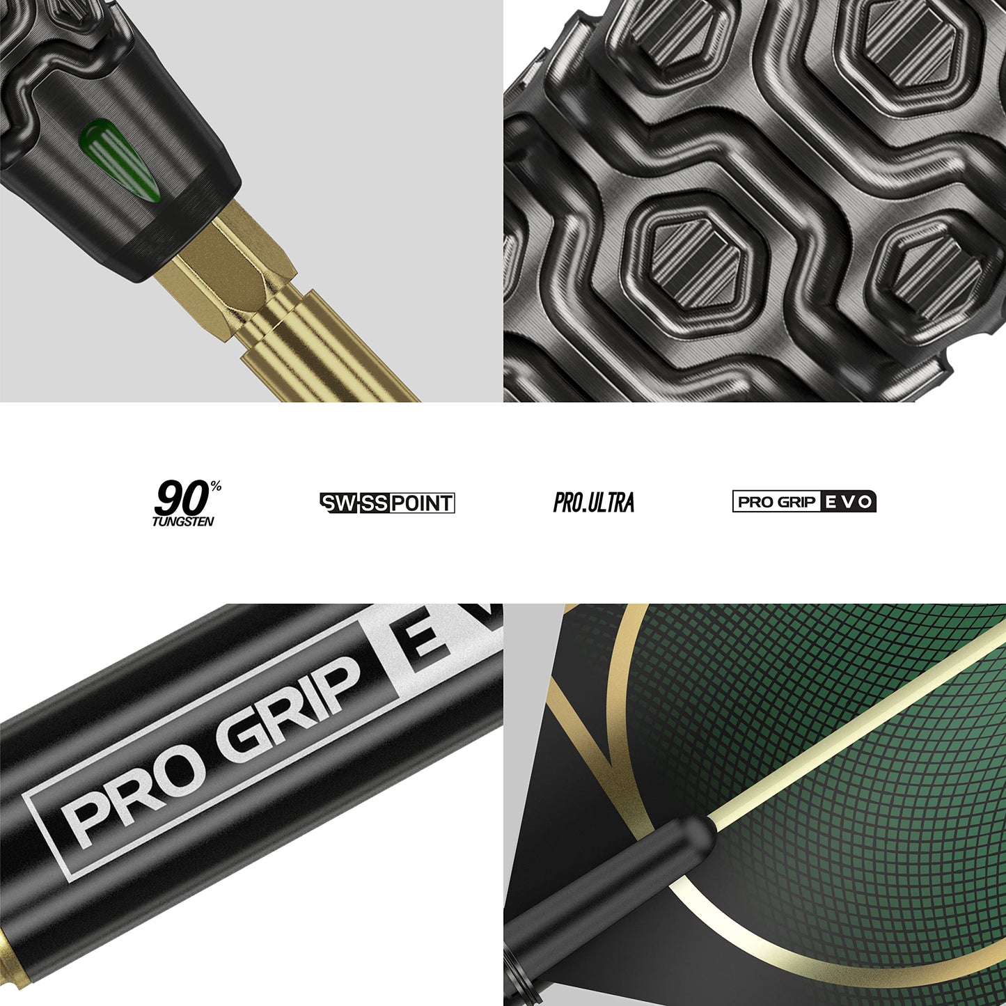TARGET Darts Cult 01 90% Tungsten Swiss Point Steel Tip Darts Set, 23G | Swiss Point Dart Set, Tungsten Barrel, Professional Darts Set, Swiss Point
