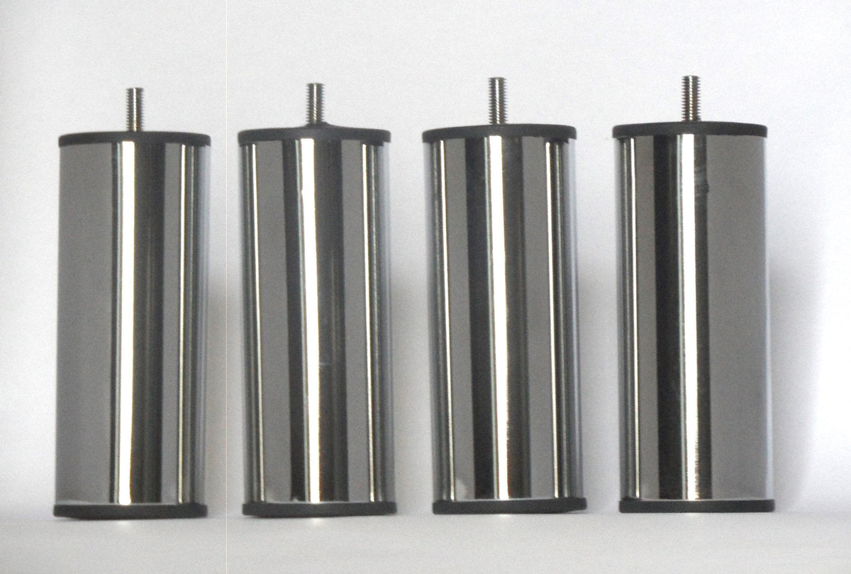 Chrome Steel Bed Legs Height 150 mm (4 Pieces)