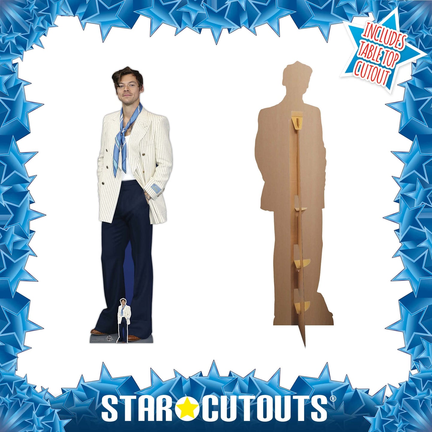 Star Cutouts CS1055 Harry S White Jacket Lifesize Cardboard Cutout With Mini Icon