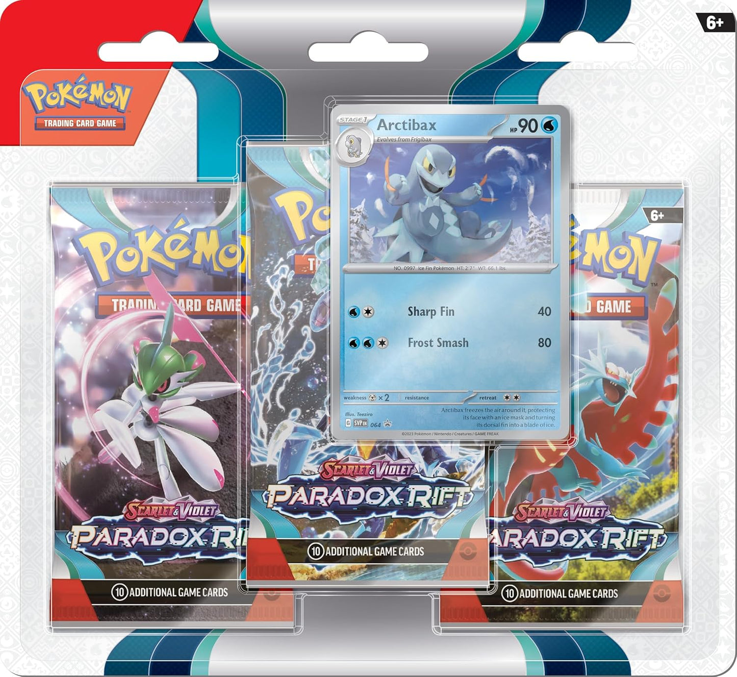Pokémon TCG: Scarlet & Violet—Paradox Rift Triple Pack - Arctibax