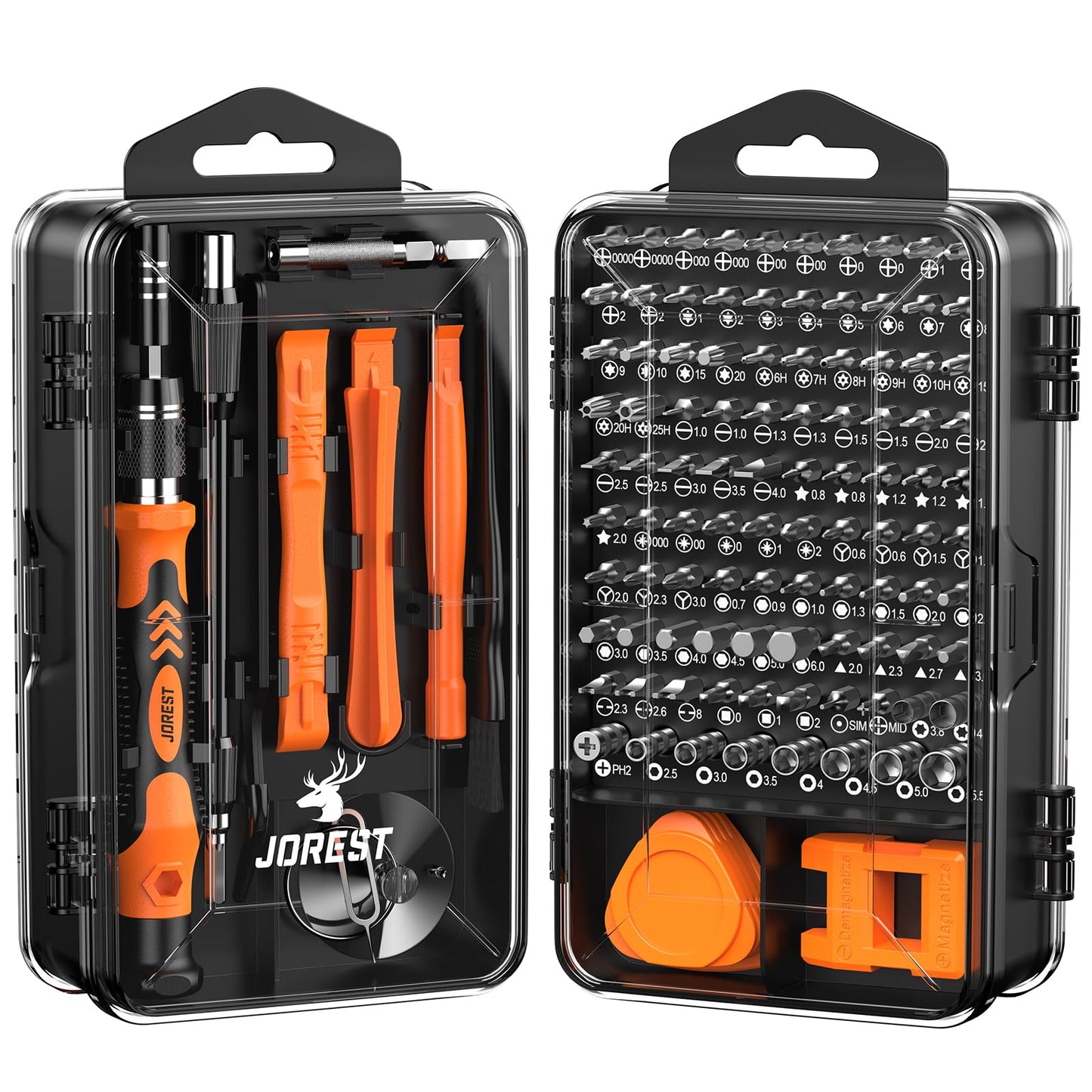 JOREST 117 in 1 Precision Screwdriver Set, Tool Gifts for Men, Mini Repair Tool Kit with Torx Triwing Bits, Repair for Computer, MacBook, Laptop, PC,