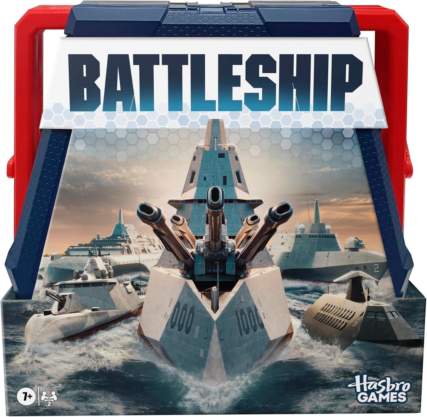 Hasbro Gaming Battleship Classic Board Game, New but open scruffy box.