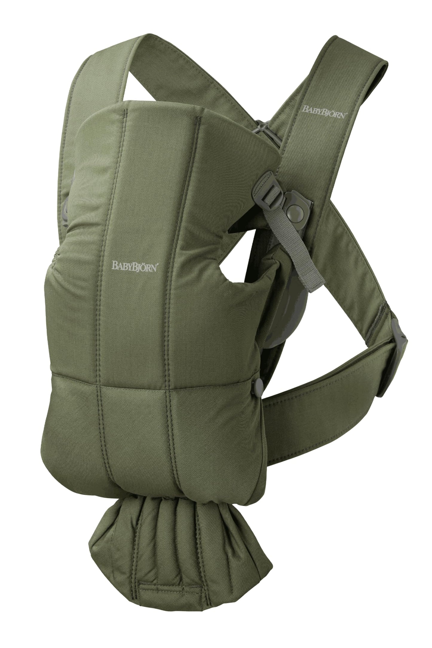 BabyBj?rn Baby Carrier Mini, Woven, Dark Green