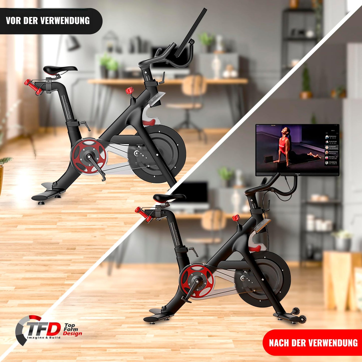 TFD The Pivot for Peloton Bikes (Original Models), Made in USA | 360? Movement Monitor Adjuster - Easily Adjust & Rotate Your Peloton Screen | Peloton
