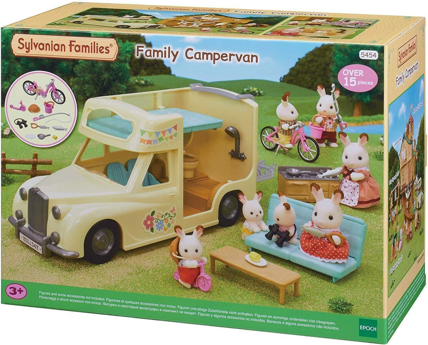 Sylvanian Families - Family Campervan, New but open, scruffy box