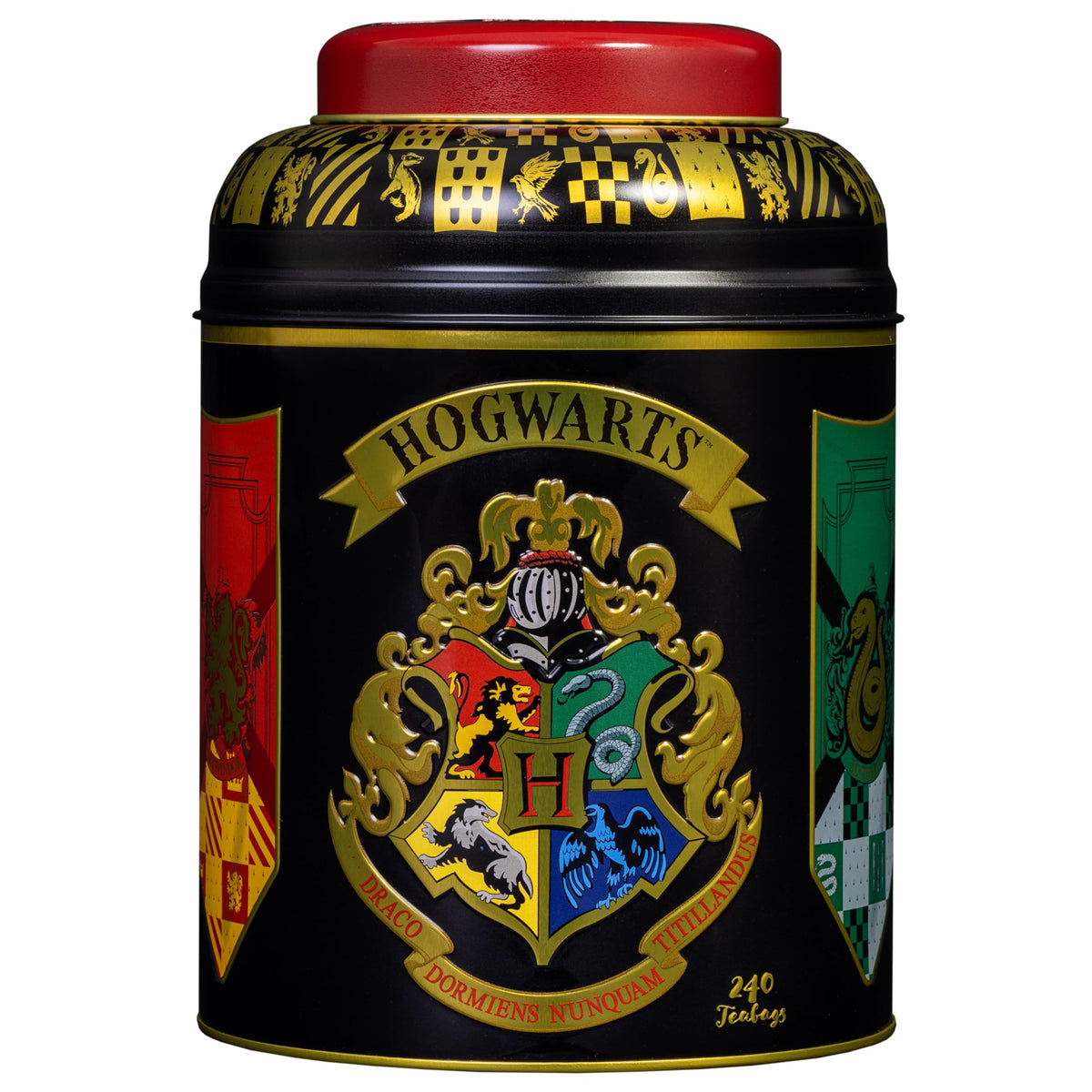 New English Teas Harry Potter Hogwarts House Crest Tea Caddy with 240 English Breakfast Teabags