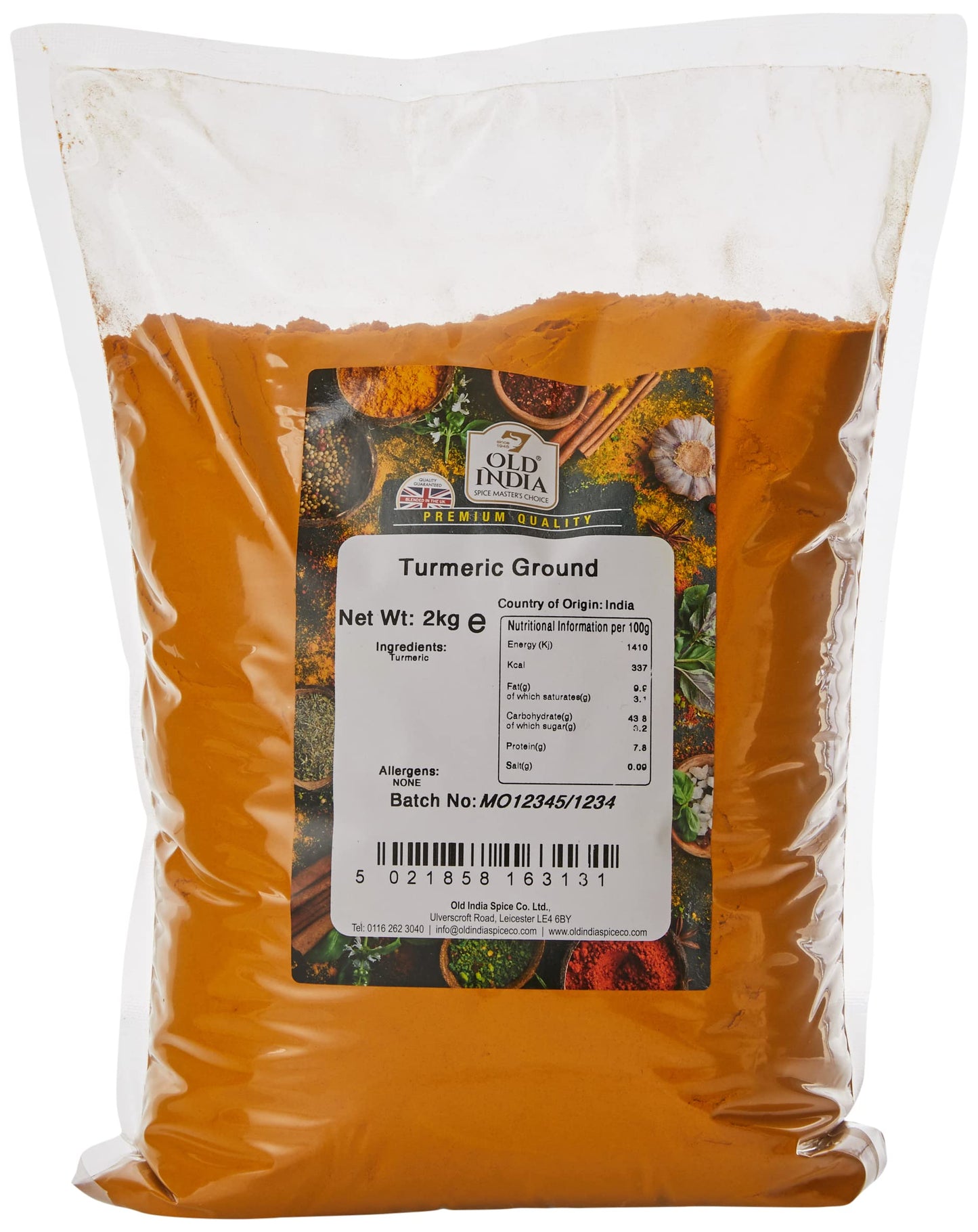 Old India Turmeric Ground 2kg