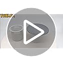 YUNLEX Shower Drain Cover, Chrome, 90mm/115mm, Modern, ABS Plastic and Metal, Removable Top, Fast Flow