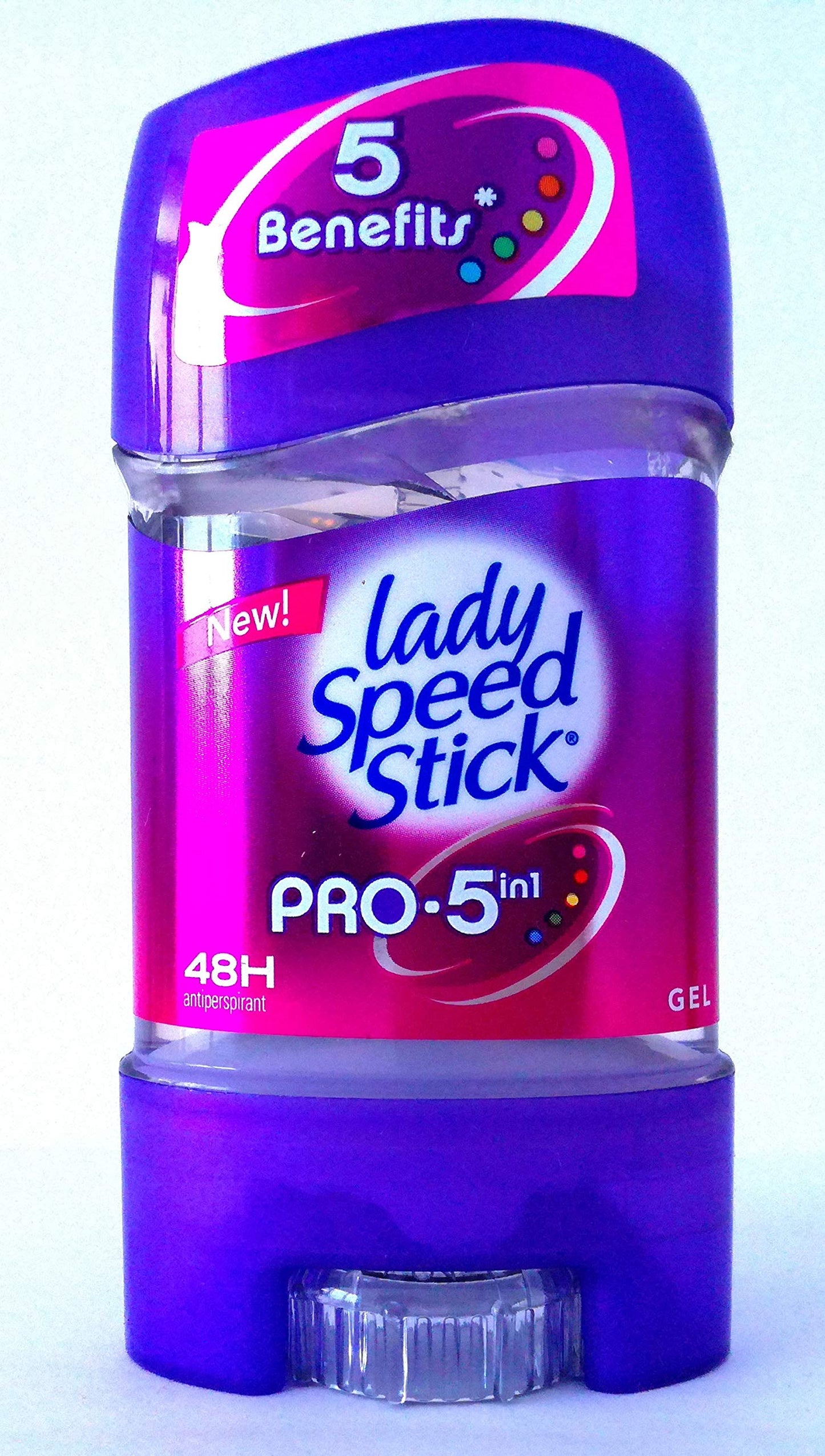 Lady Speed Stick Gel Pro 5 in 1, 48H Anti-Perspirant Deodorant Gel, (Pack Of 3)