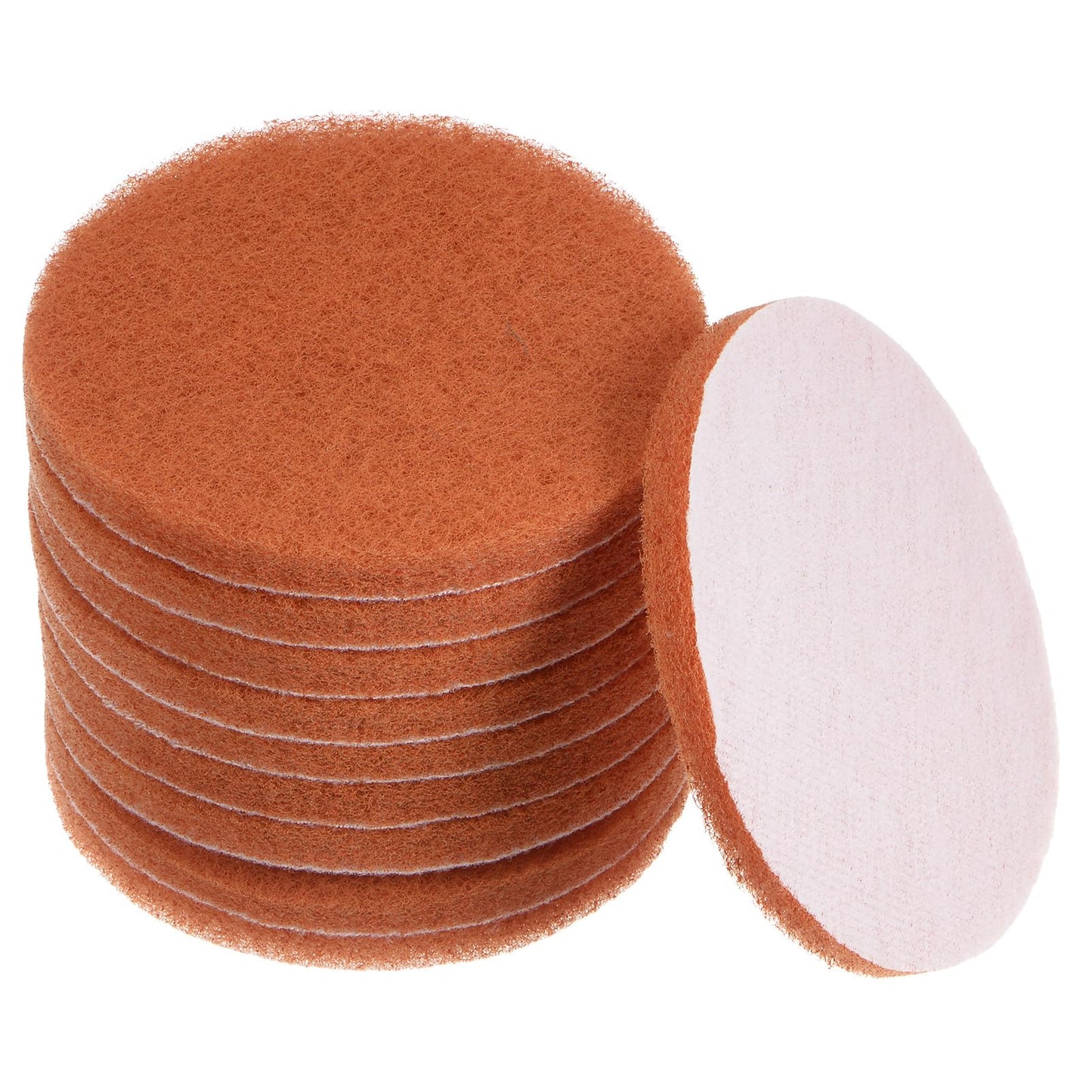 sourcing map 10pcs Drill Power Brush 5 inch Tile Scrubber Scouring Pads 2000 Grit for Bathroom Kitchen Household Cleaning