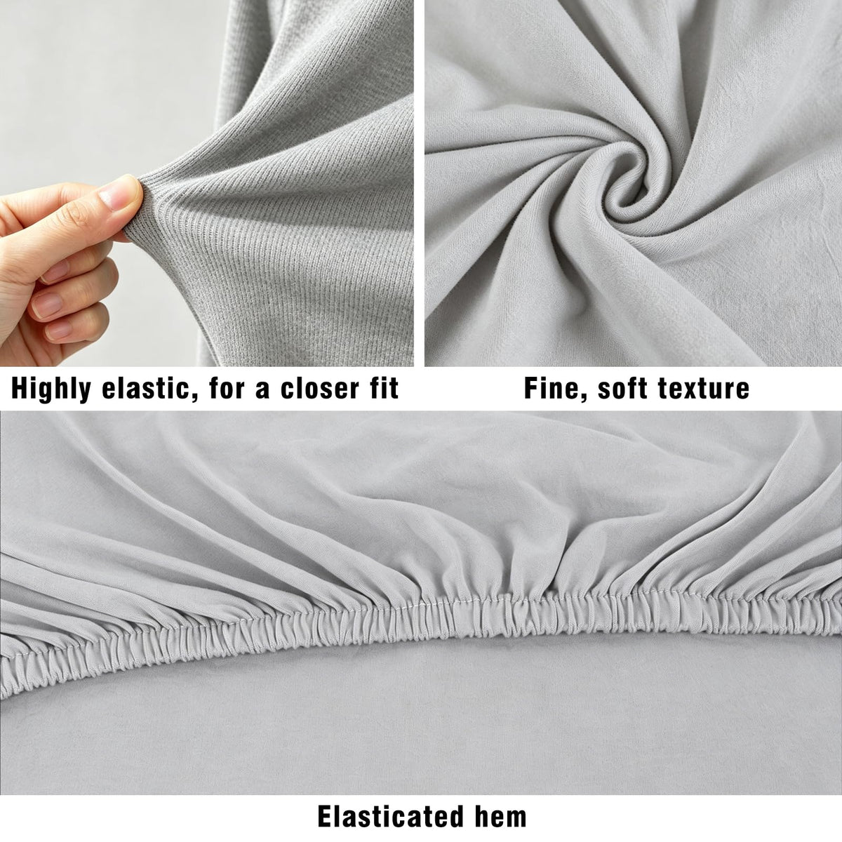 Sueving Stretch Headboard Cover, Bed Headboard Cover, Dustproof Headboard Wrap, All-Inclusive Bed Head Protector for Single/Double/King/Super King