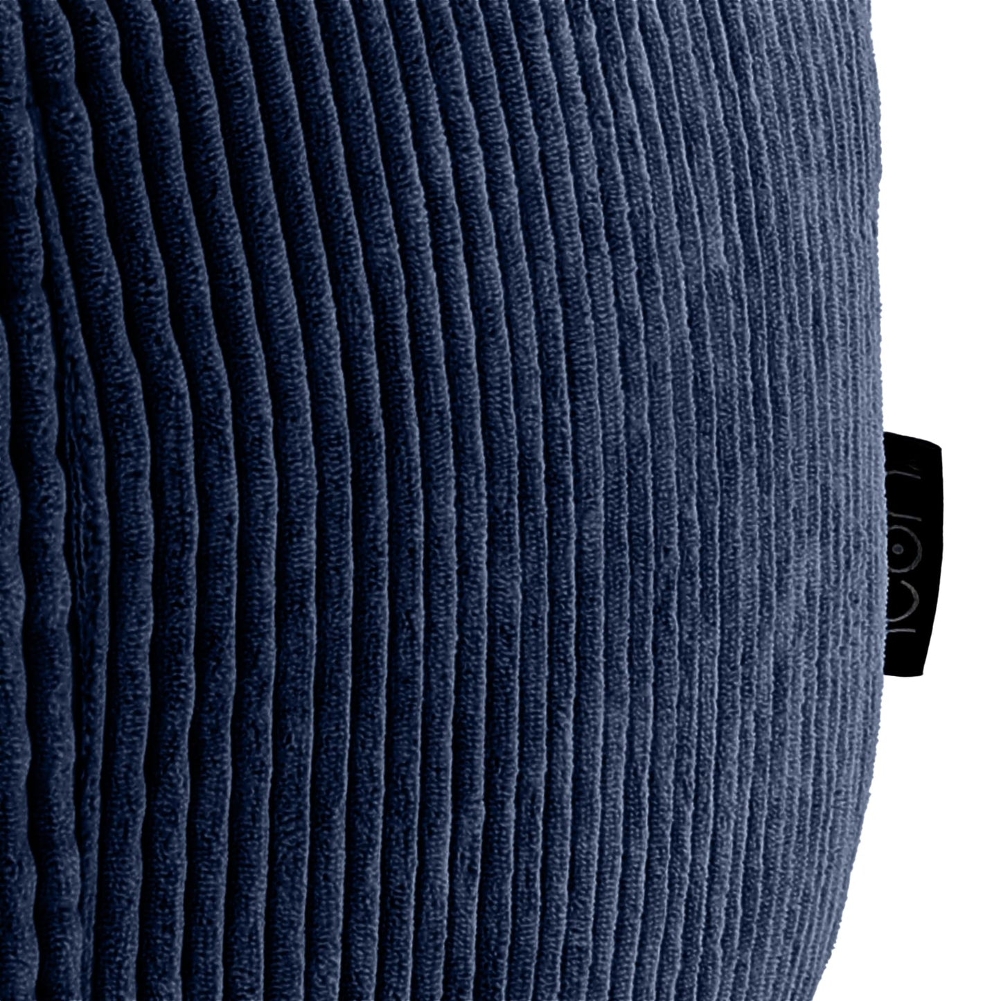 icon Dalton Cord Bean Bag & Footstool with Filling Included, Blue