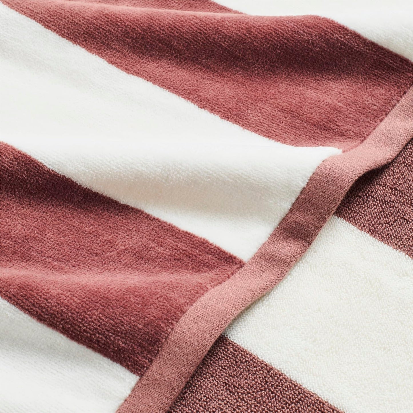 Christy Cabana Stripe Beach Towel | Extra Large | Sand Free | 100% Cotton | Luxury Super Soft Velour Front | Quick Dry Towelling Rear