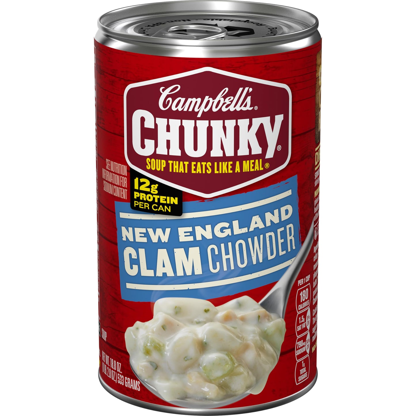 Campbell's Chunky Soup, New England Clam Chowder , 18.8 Ounce